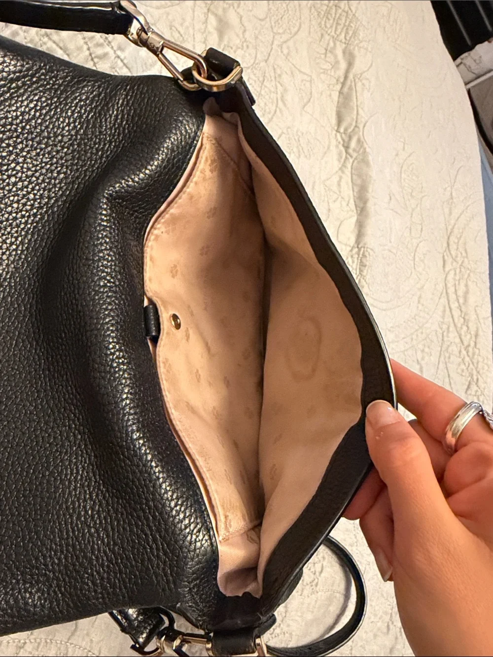 kate spade classic pebbled